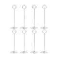 Radezon 20 Pack 8.75 inch Tall Table Number Holders Place Card Holder Table Picture Holder Wire Photo Holder Clips Picture Memo Note Photo Stand (Silver)