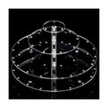 YestBuy Acrylic Cake Pop Display Stand , 30 Hole Clear Acrylic Lollipop Holder, 3 Tiered Round Cake Pop Holder For Weddings, Birthday Parties, Anniversaries Gift, Halloween Candy Decorative (Clear)