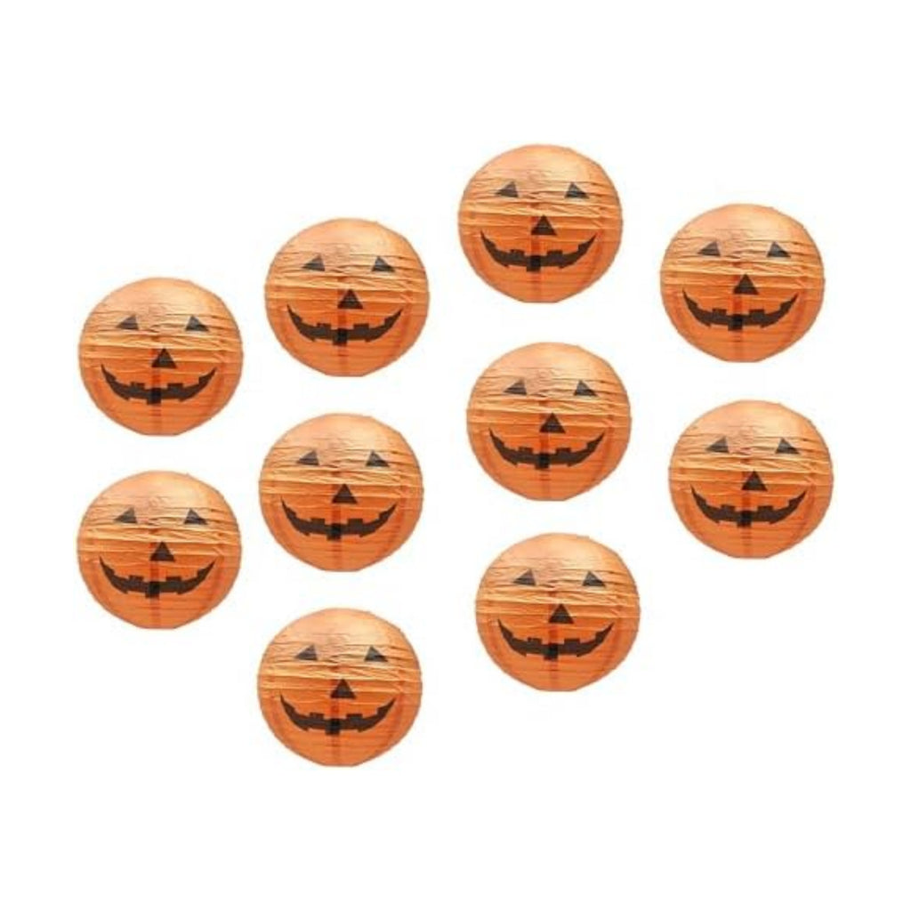 Mudra Crafts Pumpkin Paper Lanterns Jack-o’-Lantern Halloween Decorations