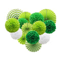 ADLKGG Green St Patrick's Day Party Decorations Paper Kit