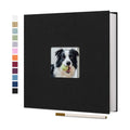 Vienrose Large Self Adhesive Photo Album with Window 11x10.6 40 Pages Black