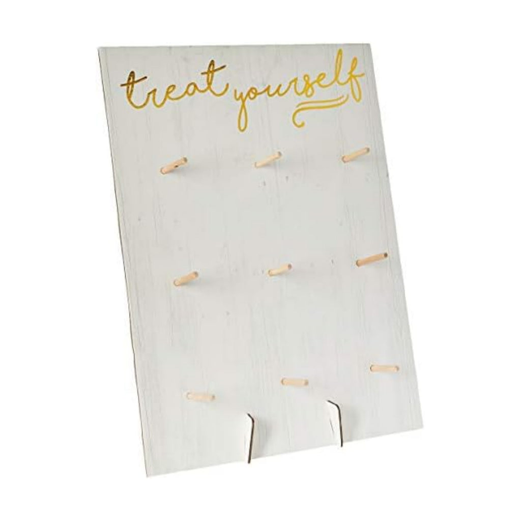 Ginger Ray Gold Foiled Treat Yourself Donut Wall Party Display Fits 9 Doughnuts