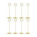 Radezon 20 Pack 8.75 inch Tall Table Number Holders Place Card Holder Table Picture Holder Wire Photo Holder Clips Picture Memo Note Photo Stand (Gold)