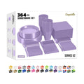 Exquisite 350 Pcs Lavender Plates and Napkins Party Supplies Plate Sets