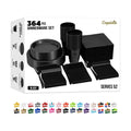 Exquisite 350 Pcs Black Plates and Napkins Party Supplies Plate Sets