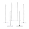 CY craft Acrylic Donut Stand 6 Pieces,Removable Clear Donuts Display Stand Bagels Holder for Party Wedding Birthday Treat Display Corner Decor,Non-slip Doughnut Bar 16 inch and 10 inch