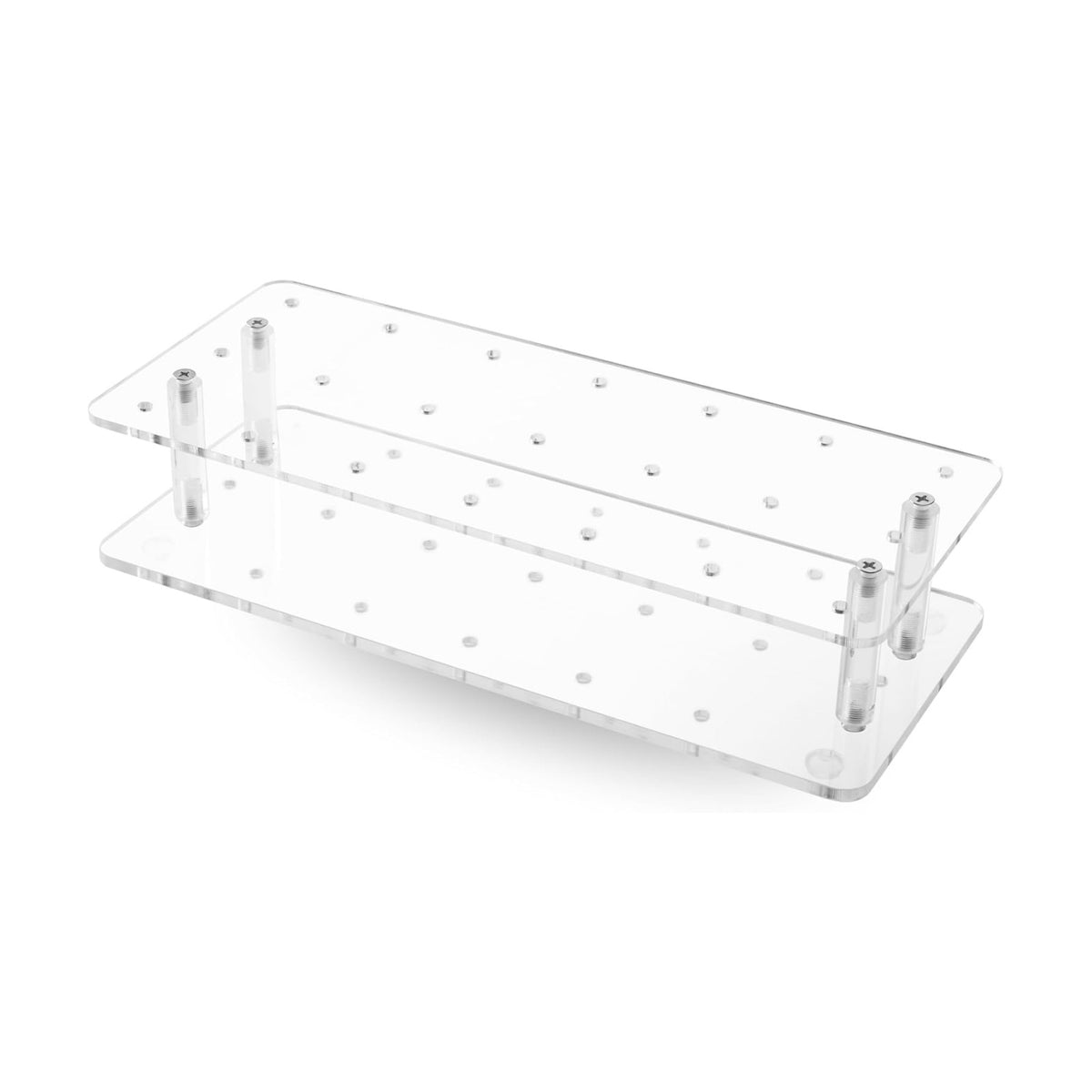 Goabroa Clear Cake Pop Stand, 21 Holes Acrylic Cakepops Display Stand