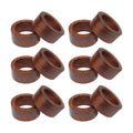 COTTON CRAFT Solid Wood Napkin Rings - Set of 12 Classic Napkin Rings