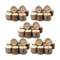 Rustic Wood Table Numbers Holder Wood Place Card Holder Party Wedding Table Name Card Holder Memo Note Card (50pcs)