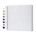 potricher 8 x 8 Inch DIY Scrapbook Album 80 Pages with Kraft Paper, White