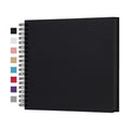 potricher 10 x 10 Inch DIY Scrapbook Photo Album 80 Pages, Black