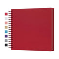potricher 10 x 10 Inch DIY Scrapbook Photo Album 80 Pages, Red