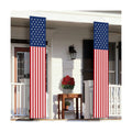 4th of July Decorations Outdoor - Hanging American Flag Banners Porch Sign