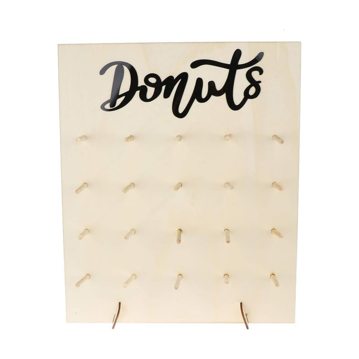 DIY Donuts Wall Display Holder, Wooden, 12" x 12"