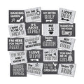 20 Designs, 8x10, Double Sided, Photo Booth Props, Wedding Props Photo Booth Signs