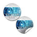 Escape Room Stickers, 40 Pack 2 Inch Round Birthday Labels, Escape Room Party Favors, Puzzle Mystery Thank You Design, Made in USA by Amanda Creation