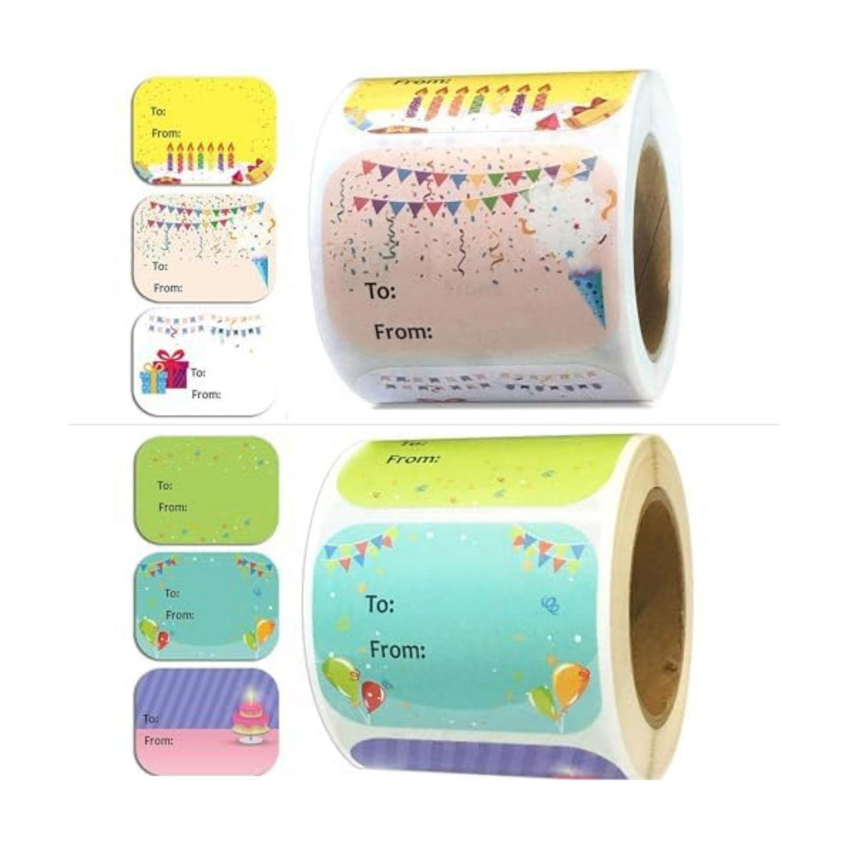 Happy Birthday Present Stickers Happy Birthday to from Gift Labels Party