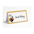 Stonehouse Collection Turkey Guest Thanksgiving Place Cards, 25-Count