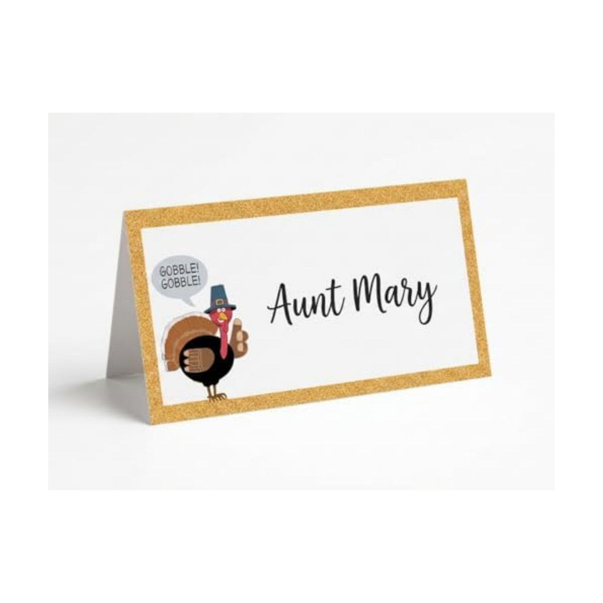 Stonehouse Collection Turkey Guest Thanksgiving Place Cards, 25-Count