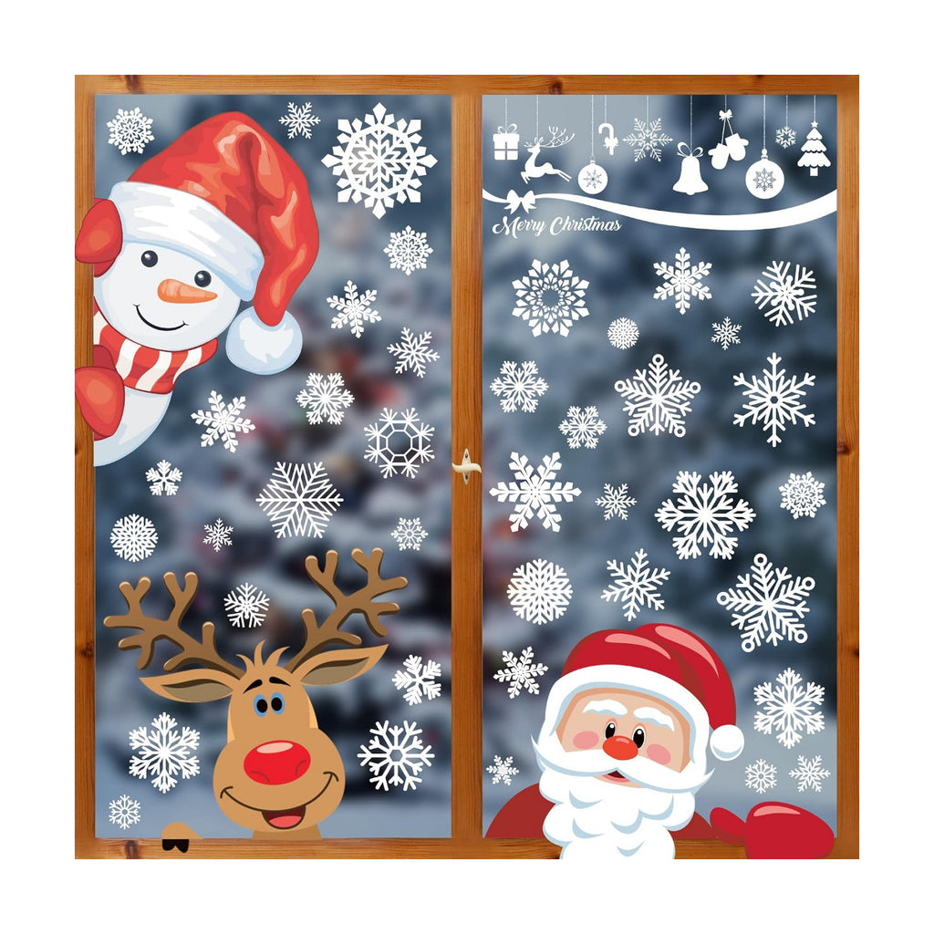 Christmas Window Clings Christmas Decorations Window Stickers Decals Xmas