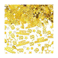 WILLBOND 3000 Pcs Gold 50th Anniversary Confetti, Glitter Table Scatter