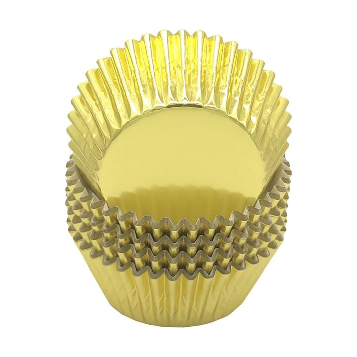 Standard Gold Foil Cupcake Liners Muffin Baking Cups for Party and More, 100-Count