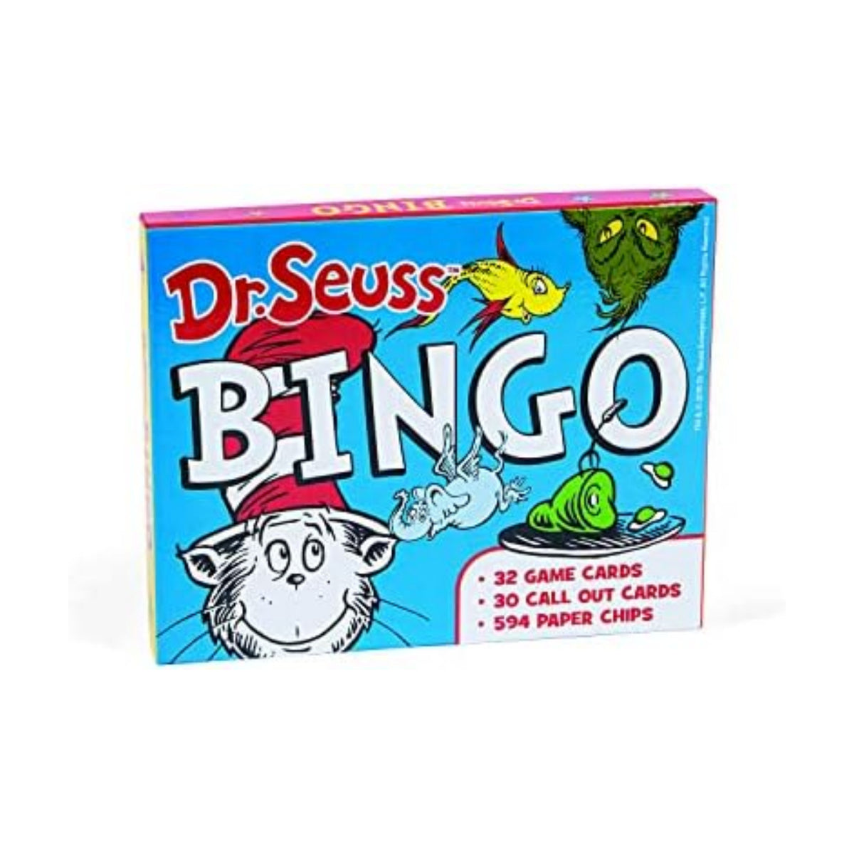 Fun Express Dr. Seuss Bingo Game Set - 32 Cards, Ages 4-8