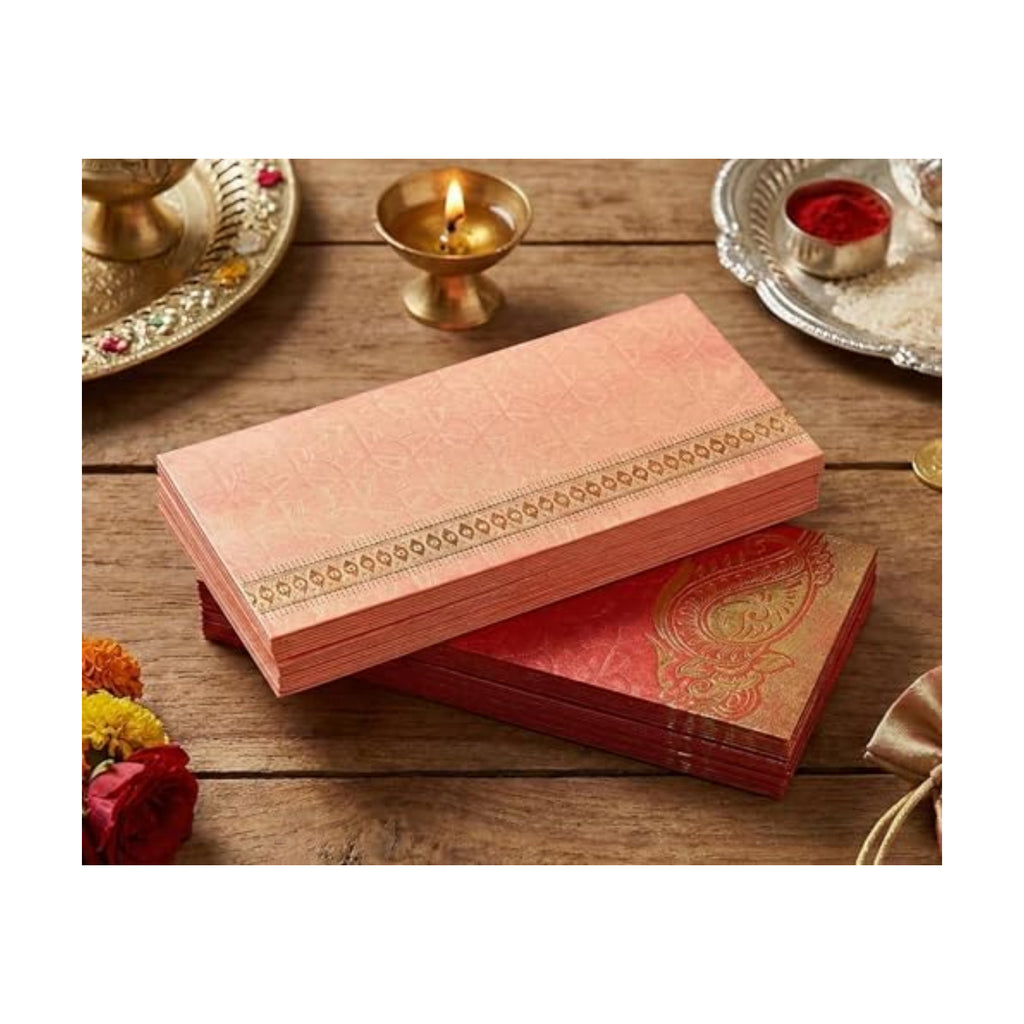 eSplanade Money Gift Envelopes for Cash, Shagun Lifafa - Multi Color Pack of 50 Fancy Envelopes- Perfect for Weddings, Invitations, Photos, Graduation, Baby Shower, Diwali, Eid