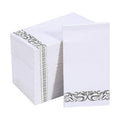 Vplus 200 Pack Paper Napkins, Soft Dinner Napkins, 3 Ply, Silver