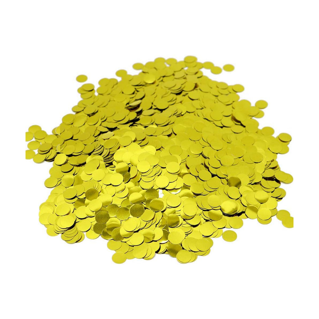 VCOSTORE Gold Round Tissue Confetti for Baby Shower Wedding Decor