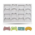 SAKOLLA Game Controller Silicone Molds, 16 Cavity Video Game Controller Molds for Chocolate, Candy, Cake Decoration, Cake Pops, Resin