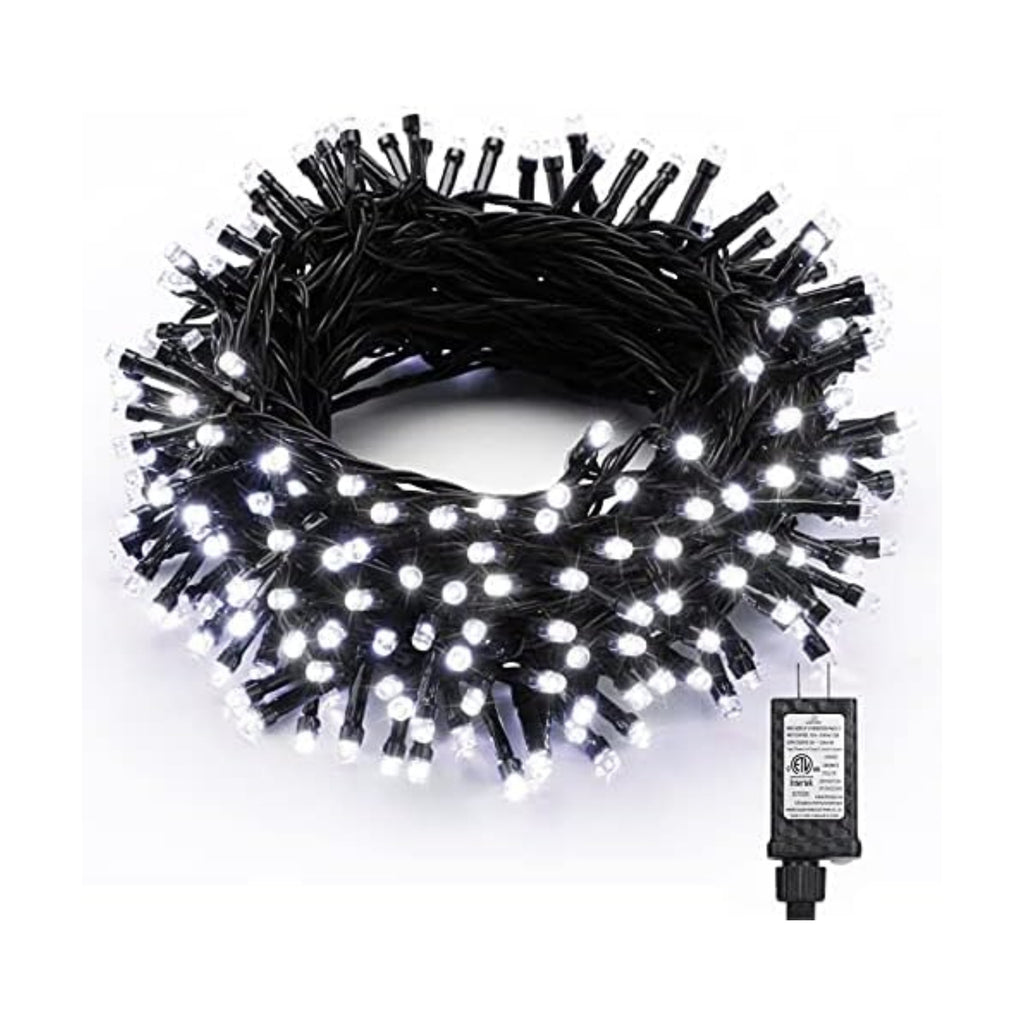 Brizled White Christmas Lights Outdoor, 78.74ft 240 LED Mini String Lights