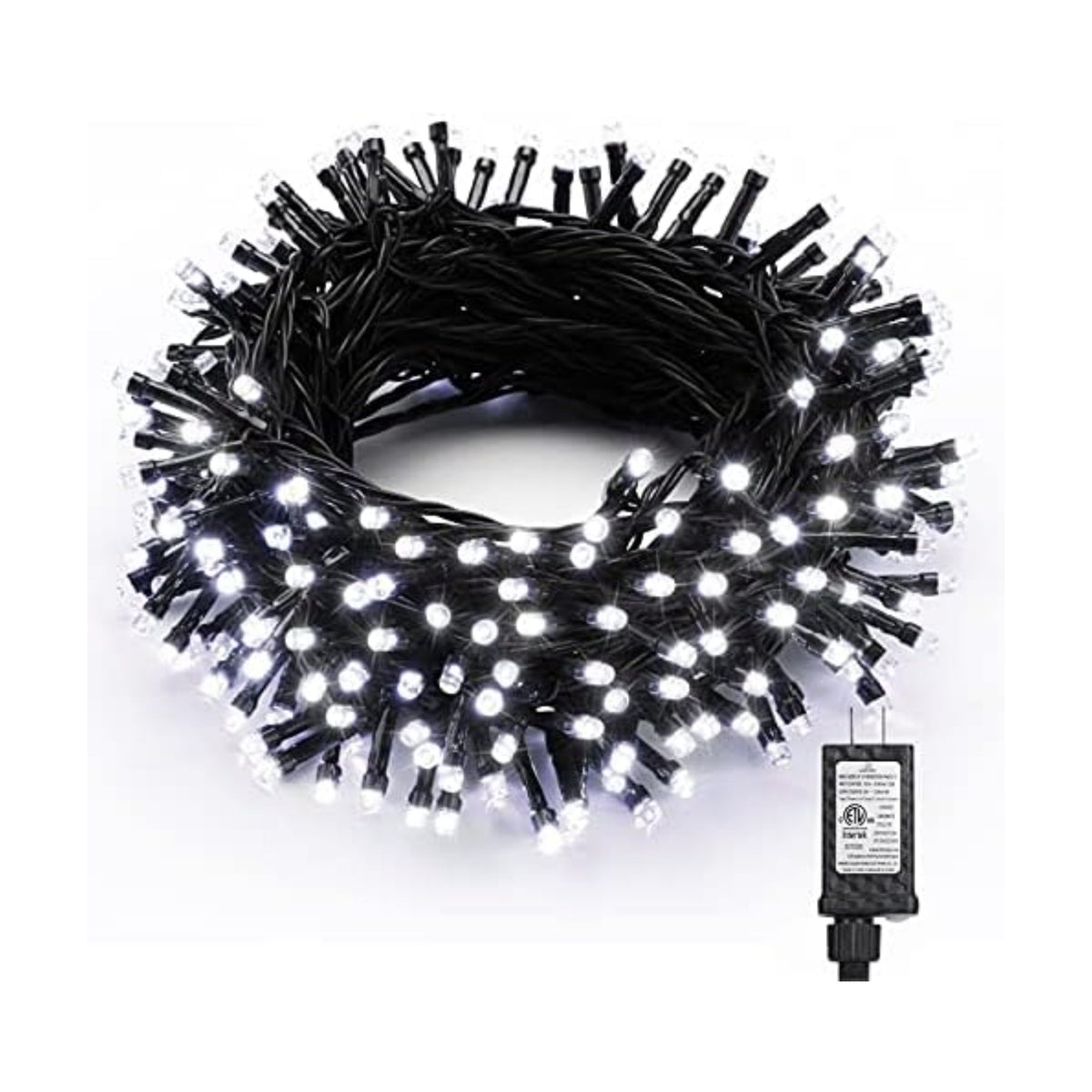 Brizled White Christmas Lights Outdoor, 78.74ft 240 LED Mini String Lights