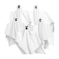JOYIN 27.5" Halloween Hanging Ghosts Outdoor Decoration(5 Pack), Cute Flying Ghosts for Halloween Front Yard Patio Lawn Garden Party Décor and Holiday Hanging Decorations