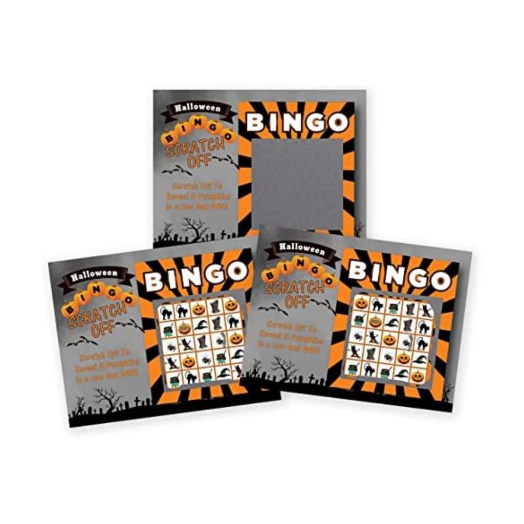 My Scratch Offs 3 x 4 in Halloween Party Scratch Off Game Cards - 26 Pack