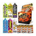 JOYIN 57 PCS Halloween Party Costume Contest Ballot Set of Boxes with Voting Ballots and Trophy Award Ribbons for Halloween Party Game Home Indoor Office Vote, Trick or Treat Trophy Awards Ribbons