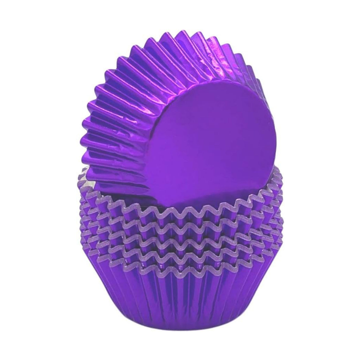 Lavender Purple Foil Cupcake Liners Standard Paper Baking Cups for Party and More, 120-Count