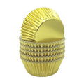 Shiny Gold Foil Cupcake Liners Standard Paper Baking Cups for Wedding, Party and More, 120-Count