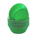 Bold Green Foil Cupcake Liners Standard Paper Baking Cups for Party, Birthday and More, 120-Count