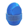 Sky Blue Foil Cupcake Liners Standard Paper Baking Cups for Party, Birthday and More, 120-Count
