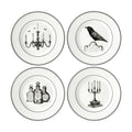 Lenox Vintage Halloween Porcelain Dessert Plates, Set of 4