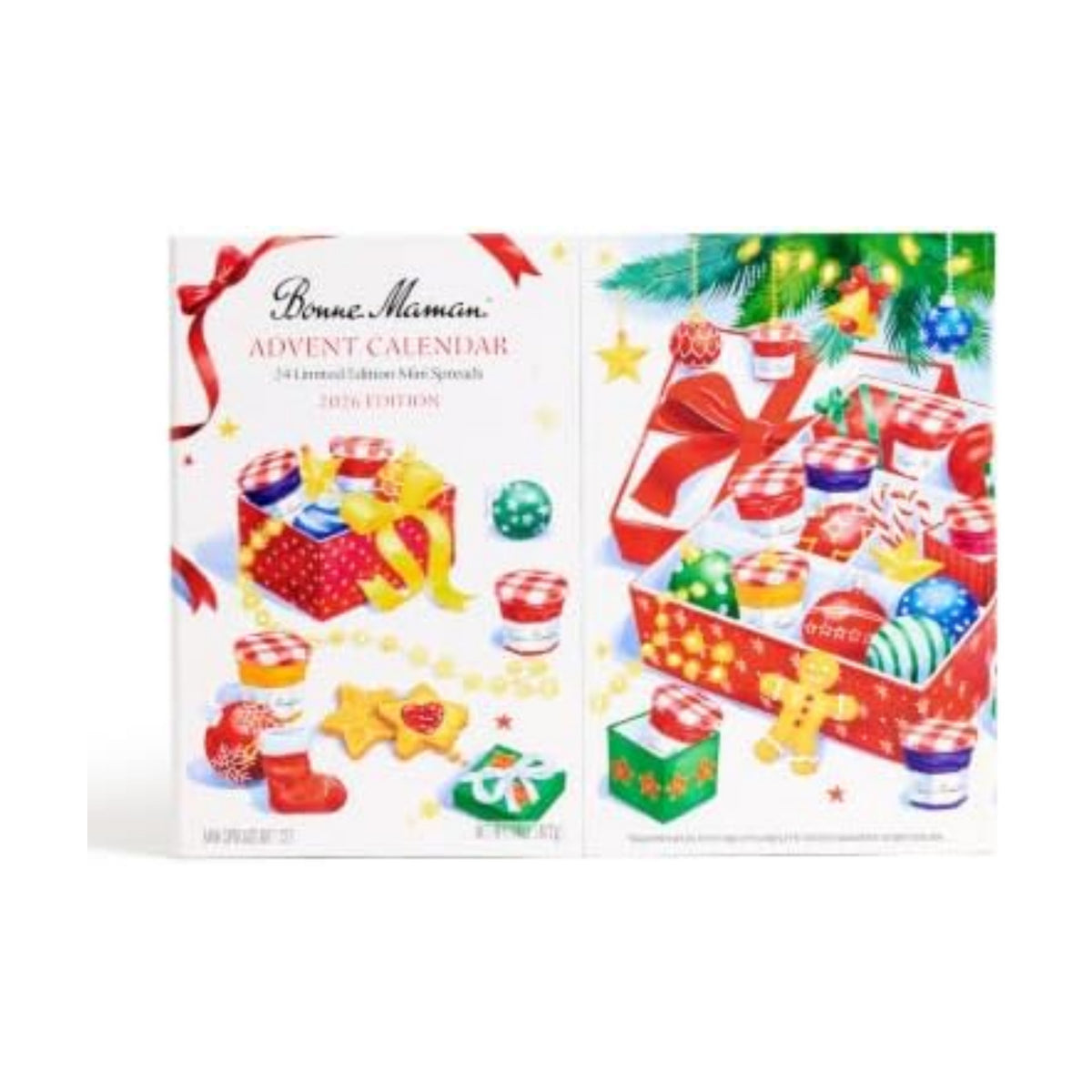 Bonne Maman 2026 Limited Edition Advent Calendar, 24 Mini Spreads