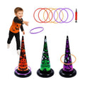Voiiake 3 Pack Witch Hat Halloween Inflatables Ring Toss Game - Fun Halloween Games,Toys & Party Supplies, Games & Toys for Kids Adults