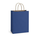 BagDream Gift Bags with Handles 8x4.25x10.5 Inch Navy Blue 100 Pack Bulk
