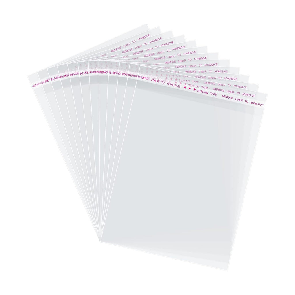 Morepack 5x7 In Cookie Bags Clear Self Sealing Cellophane Treat Bags 200Pcs