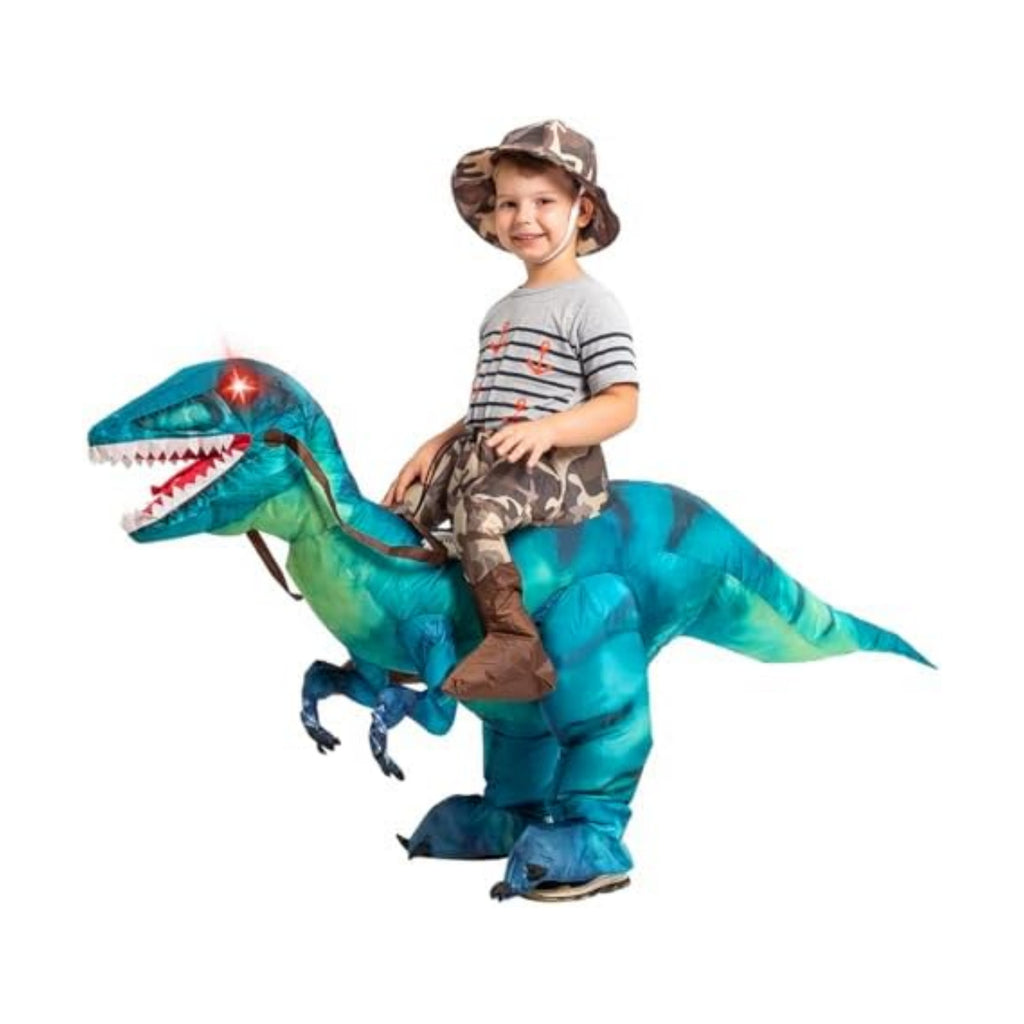GOOSH Inflatable Dinosaur Costume for Kids Halloween Costumes Boys Girls Funny Blow up Costume for Halloween Party Cosplay…