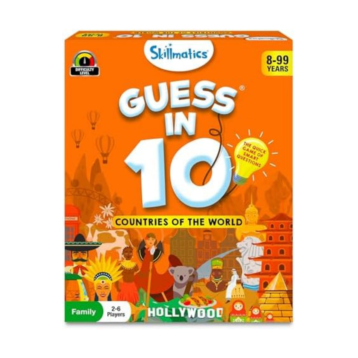 Skillmatics Guess in 10 – Countries of The World, Trivia Card Game