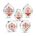 Christmas Cookie Cutters Set, 5Pcs Stainless Steel Ornament Cookie Cutter