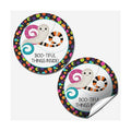 Ghost Thank You Stickers, Halloween Thank You Stickers, 60 Pack 1.5 Inch Round Customer Appreciation Labels for Small Business Orders, Boxes, Bags & Envelopes by Amanda Creation, Ghost Theme