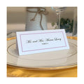 Single Line Border Place Cards, Lavender, Set of 25, Pre-cut and Scored